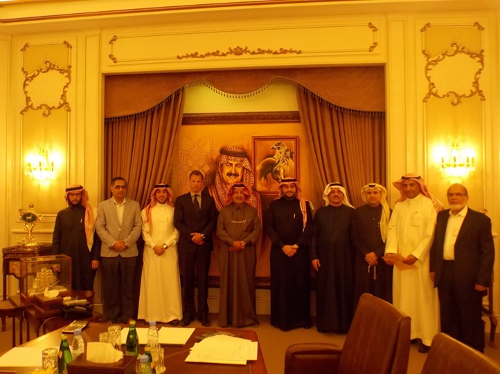 Signing ceremony for the establishment of the new Yamama Cement Factory 3